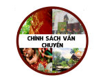 CHÍNH SÁCH VẬN CHUYỂN VÀ CHÍNH SÁCH THANH TOÁN